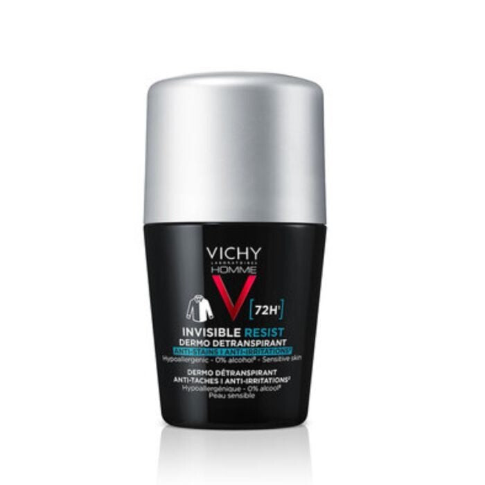 Vichy Homme Dermo-détranspirant Invisible Protect 72H 50 ml