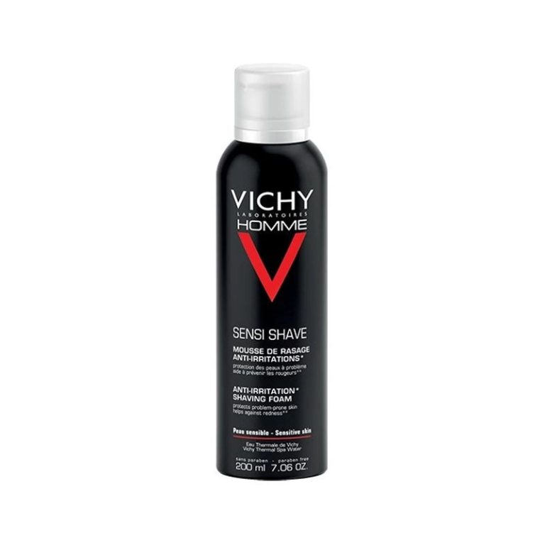 Vichy Homme Mousse à raser anti-irritations peau sensible 200 ml