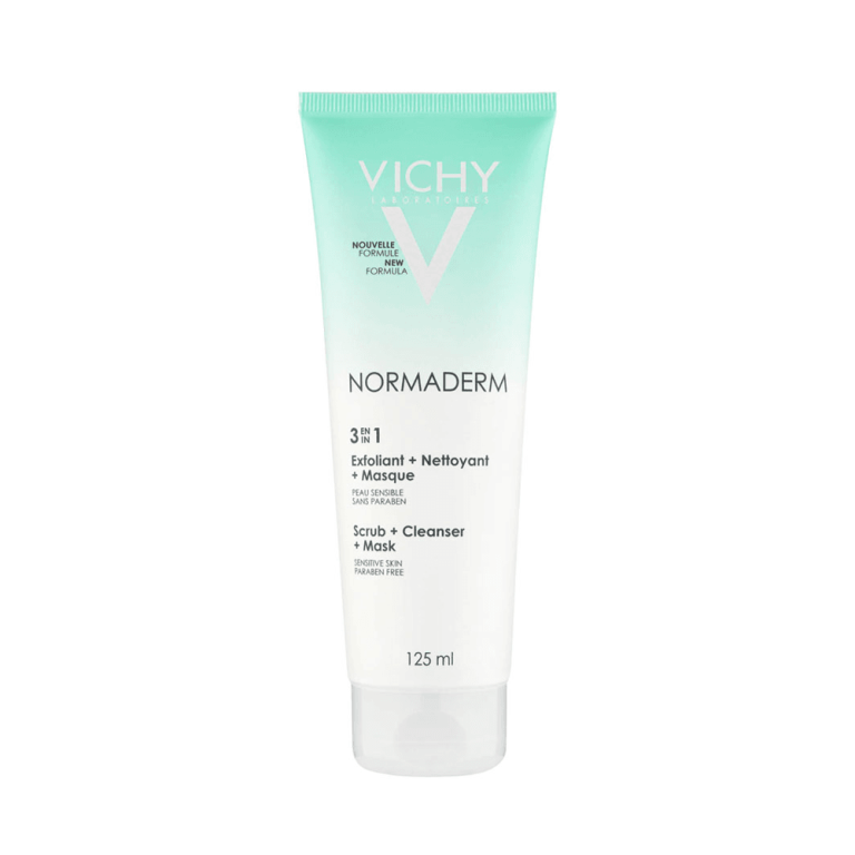 Vichy Normaderm 3 en 1 Exfoliant nettoyant masque 125 ml