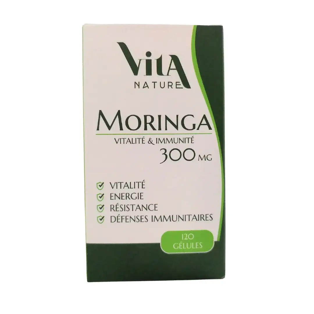 Vita Nature Moringa 300 mg 120 gélules Vita Nature Moringa 300 mg 120 gélules