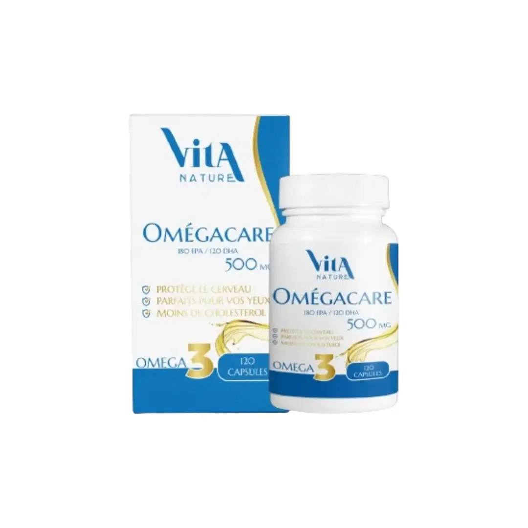 Vita Nature Omegacare 500 mg 120 capsules Vita Nature Omegacare 500 mg 120 capsules