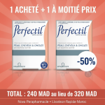 Vitabiotics Perfectil Triple Action Peau, cheveux et ongles Lot de 2 x 30 comprimés