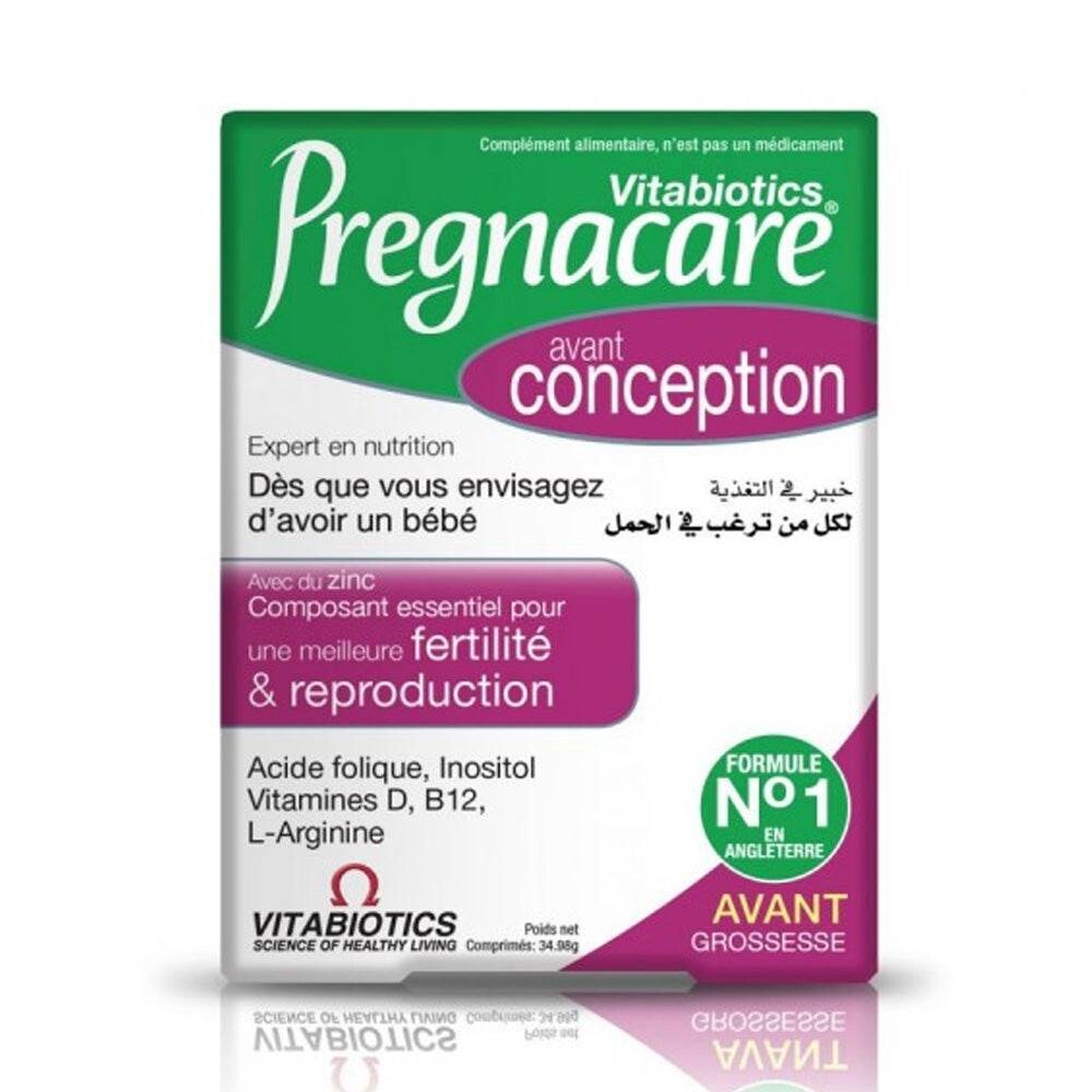 Vitabiotics Pregnacare Avant conception 30 comprimés Vitabiotics Pregnacare Avant conception 30 comprimés