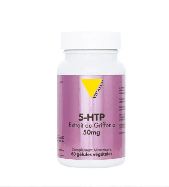 Vitall+ 5-HTP Extrait de griffonia 50 mg 60 gélules