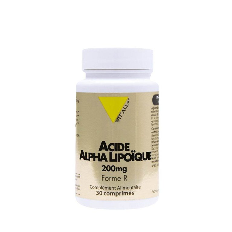 Vitall+ Acide alpha-lipoïque 200 mg 30 comprimés