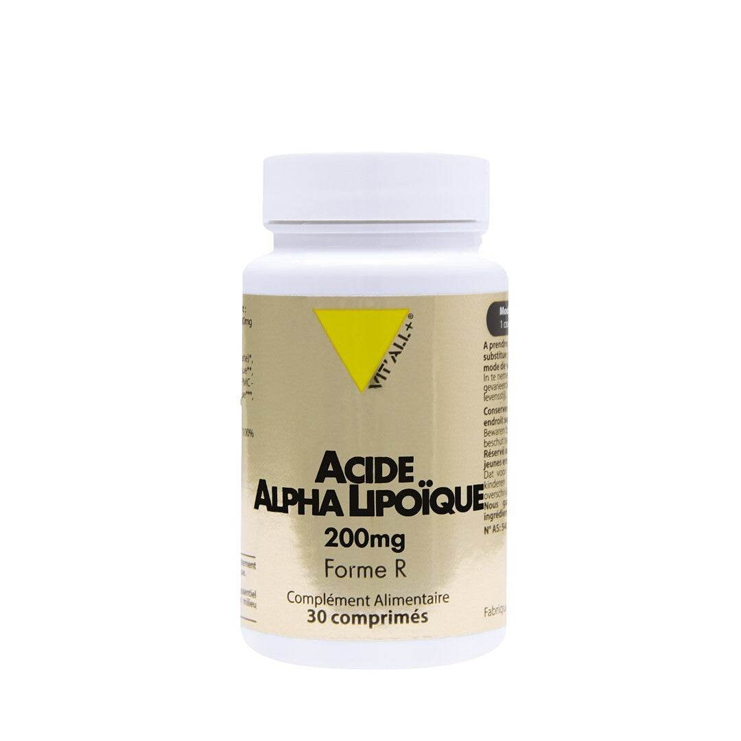 Vitall+ Acide alpha-lipoïque 200 mg 30 comprimés Vitall+ Acide alpha-lipoïque 200 mg 30 comprimés