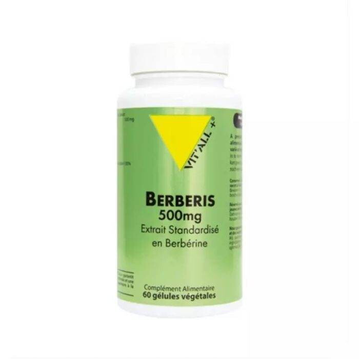 Vitall+ Berberis 500 mg 60 gélules Vitall+ Berberis 500 mg 60 gélules