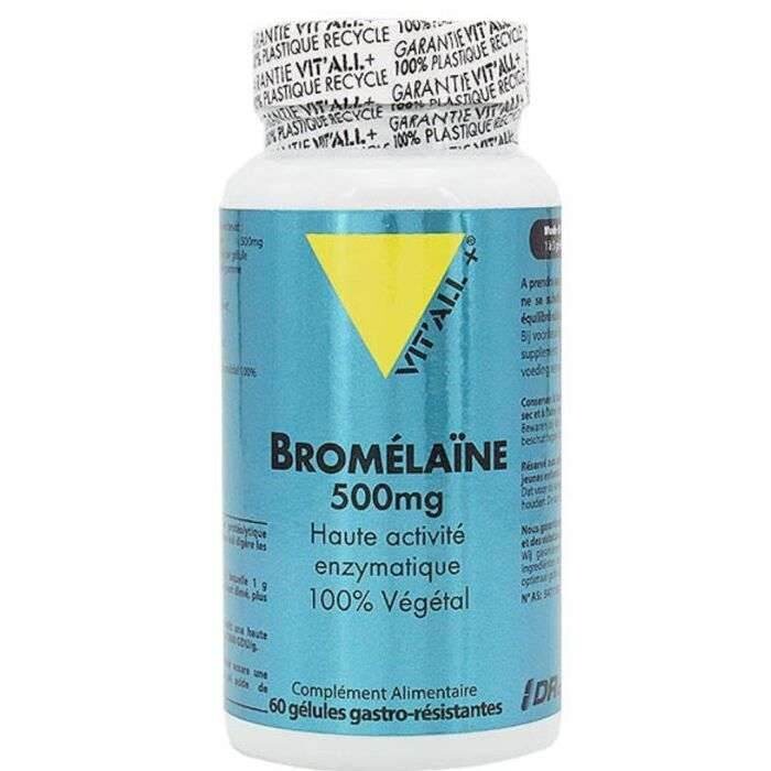 Vitall+ Bromélaïne 500 mg 60 gélules Vitall+ Bromélaïne 500 mg 60 gélules