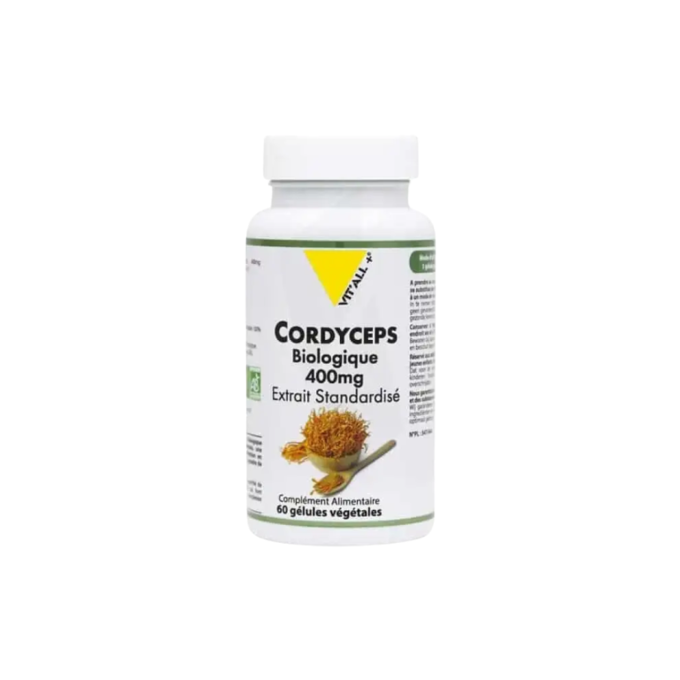 Vitall+ Cordyceps bio 400 mg 60 gélules