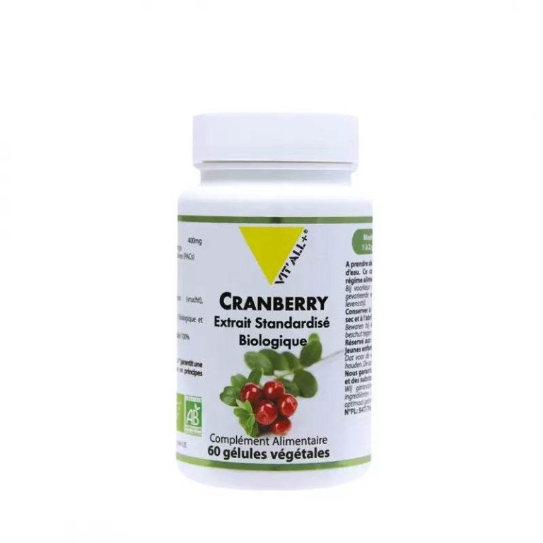 Vitall+ Cranberry bio 30 comprimés
