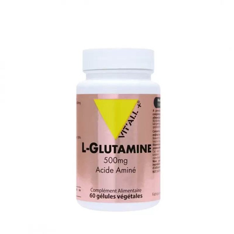 Vitall+ L-Glutamine 500 mg 60 gélules