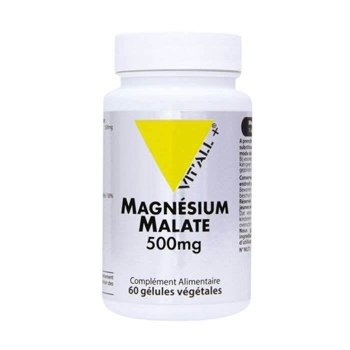 Vitall+ Magnésium malate 500 mg 60 gélules