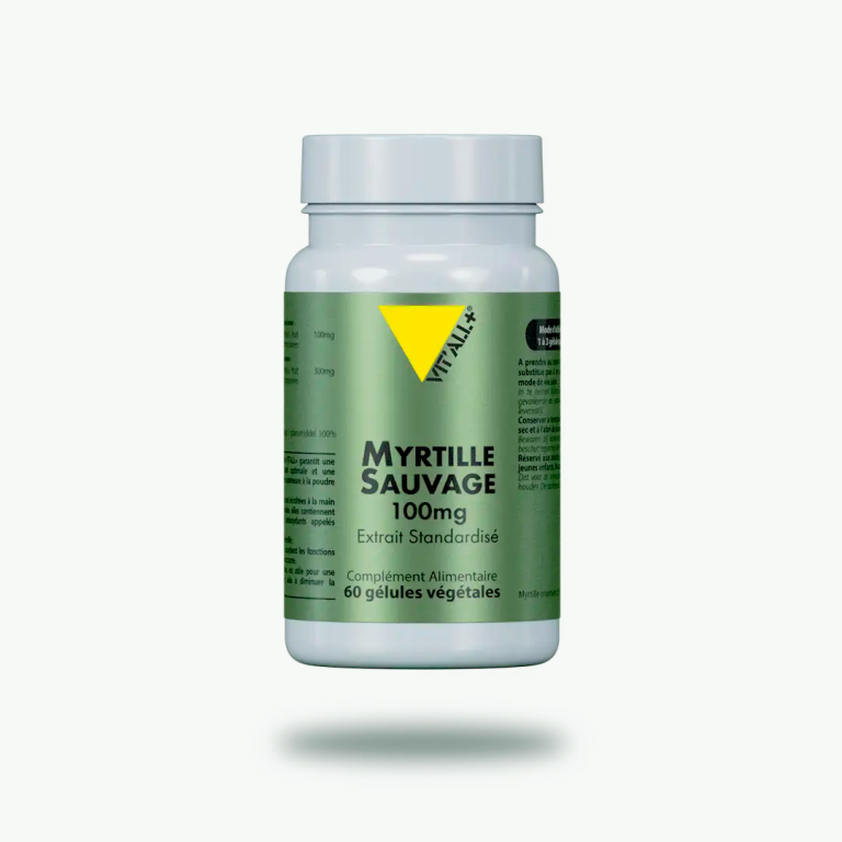 Vitall+ Myrtille sauvage 100 mg 60 gélules