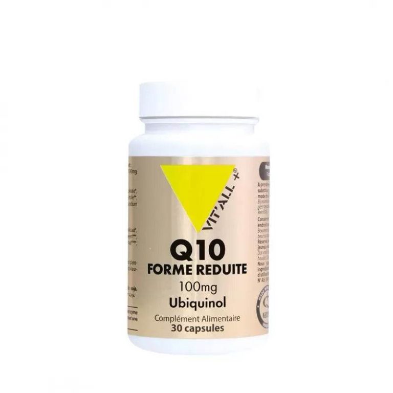 Vitall+ Q10 réduit Ubiquinol 100 mg 30 capsules