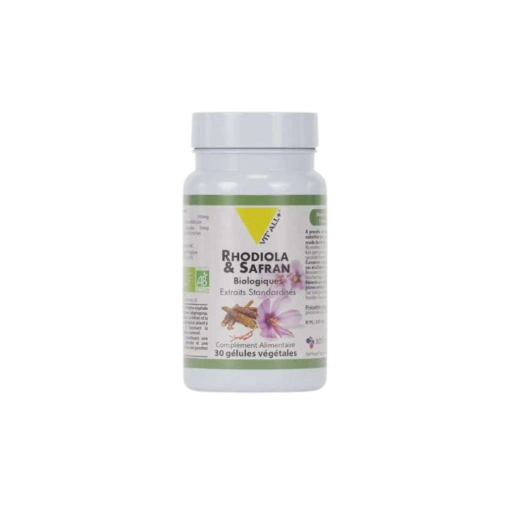 Vitall+ Rhodiola & Safran 30 gélules