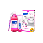 Vitis Gingival Dentifrice 75 ml + Bain de bouche 500 ml + Brosse à dents