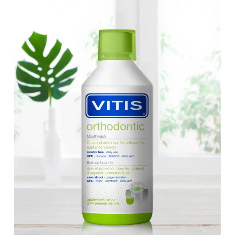 Vitis Orthodontic Bain de bouche 500 ml Vitis Orthodontic Bain de bouche 500 ml