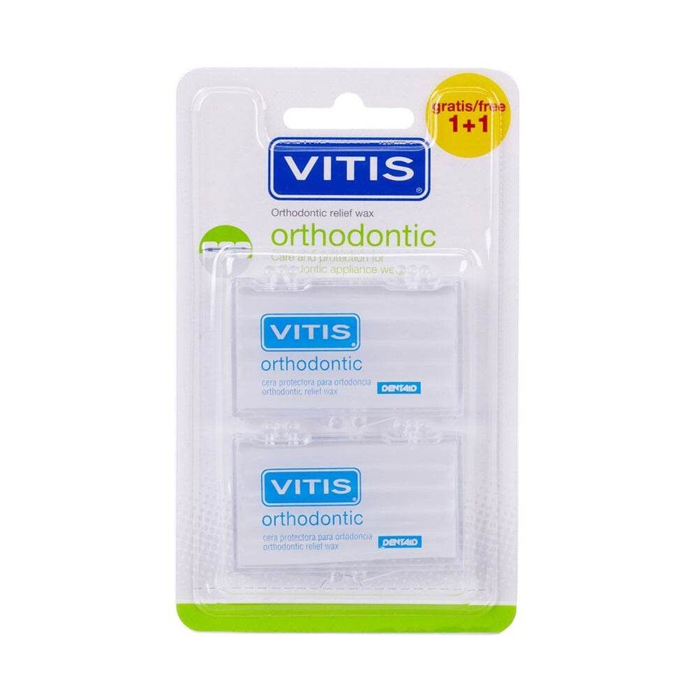 Vitis Orthodontic Wax Cire orthodontique Lot de 2 Vitis Orthodontic Wax Cire orthodontique Lot de 2
