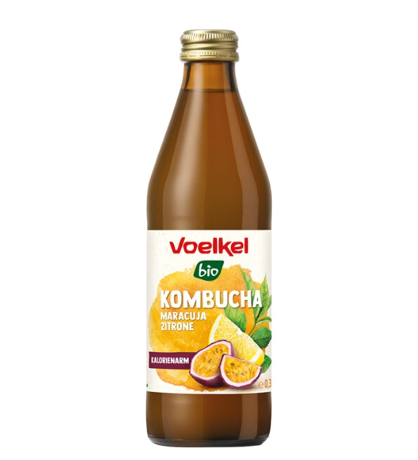 Voelkel Kombucha Fruit de la passion citron Bio 330 ml Voelkel Kombucha Fruit de la passion citron Bio 330 ml
