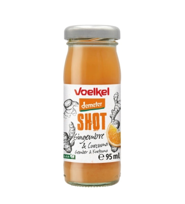 Voelkel Shot Curcuma gingembre Bio 95 ml