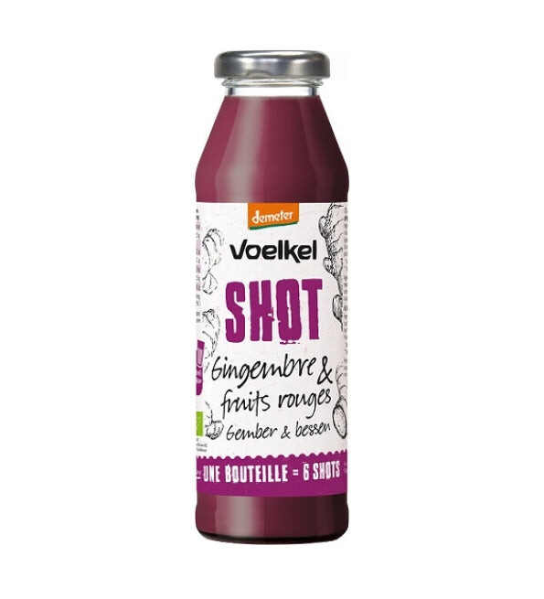 Voelkel Shot Gingembre fruits rouges Bio 280 ml