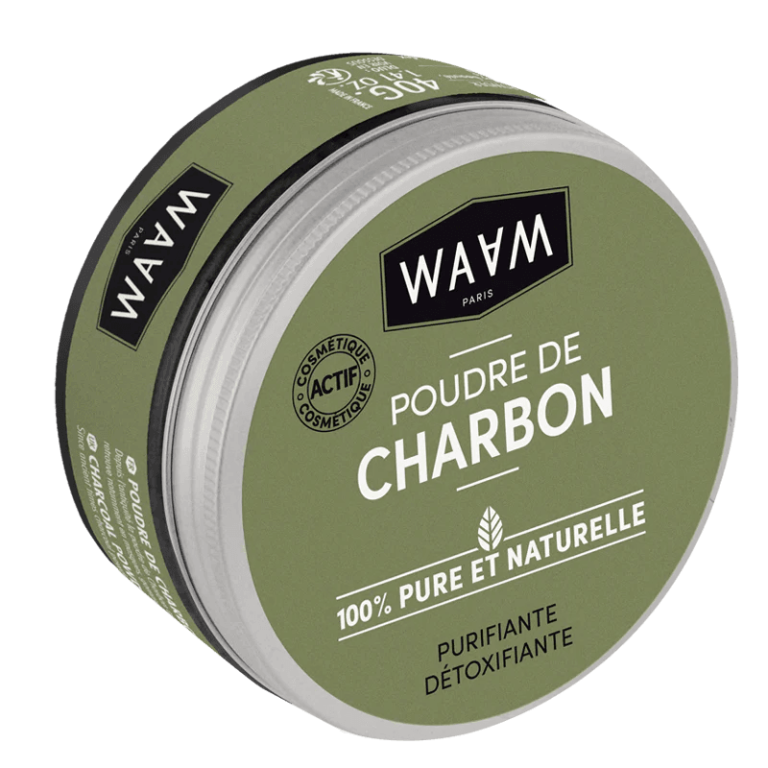 Waam Poudre de charbon végétal 40 g