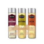 Waam Trio d'huiles pousse cheveux Ricin, Nigelle, Coco Bio