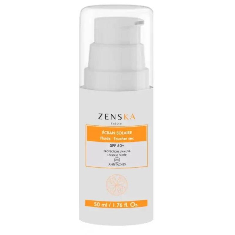 Zenska Écran solaire fluide toucher sec SPF50+ 50 ml
